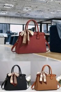 Sac à main dame – Modèle élégant avec foulard